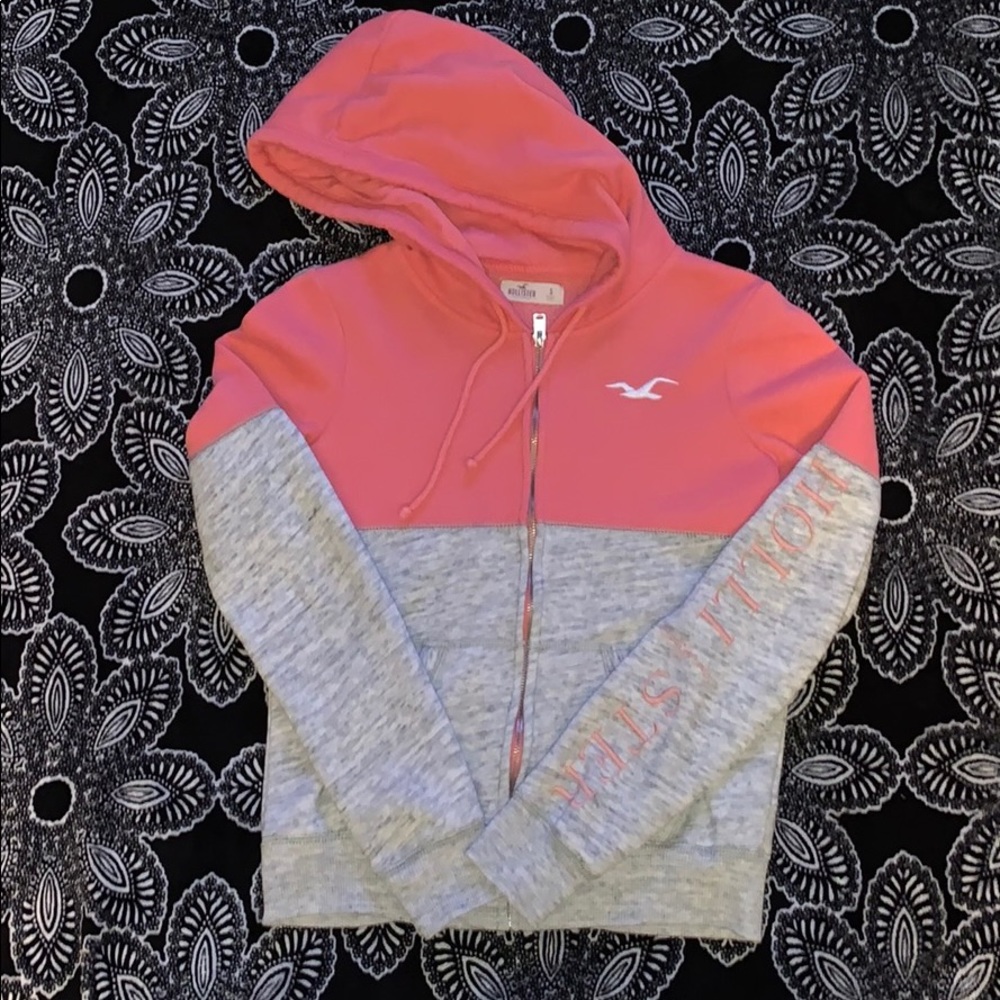 Hollister zip up jacket
